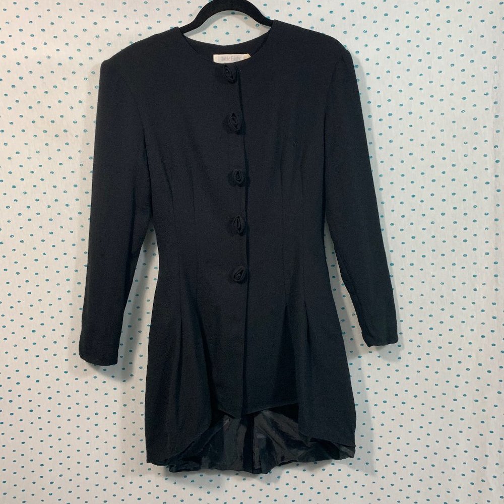 Table Eight Australia Size 8 Women's Vintage Black Long Coat